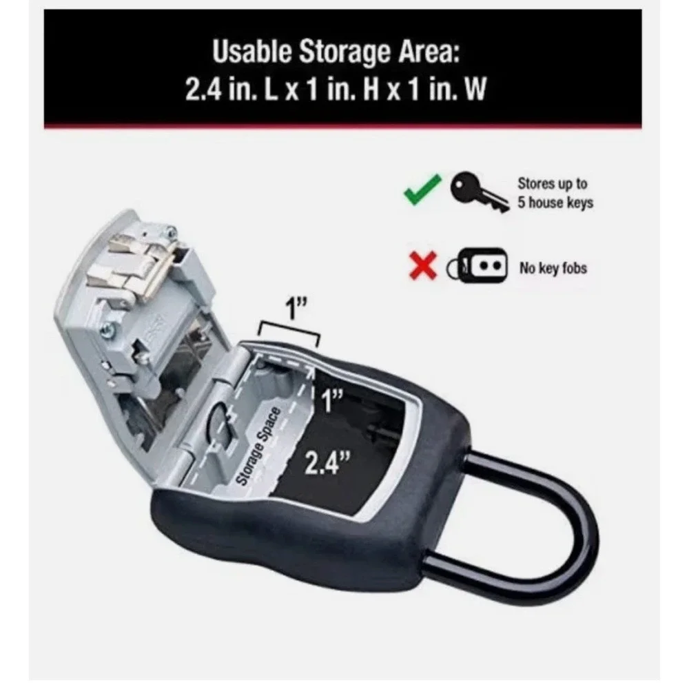Master Lock 5400EC Portable Lock Box Airbnb House Keys